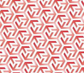 Cube line seamless repeat pattern background