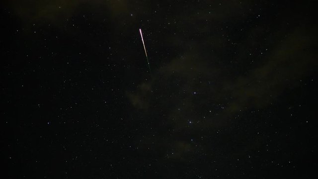 流れ星　ペルセウス座流星群　AUG 2020