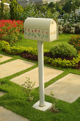 mailbox in the grass