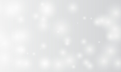Bokeh Abstract White Light Silver Background