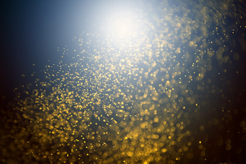 Abstract gold bokeh