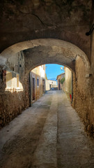 Obraz na płótnie Canvas narrow street in the old town