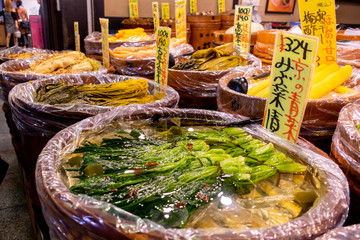 vegetable in the market in japan