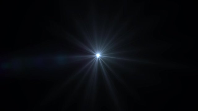 lens flare effects on black background