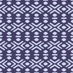Japanese Tribal Diamond Vector Seamless Pattern