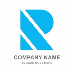 Monogram Letter R Business Company Vector Logo Design