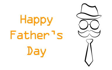 father's day sale,discount poster.happy father's day. vector illustration.