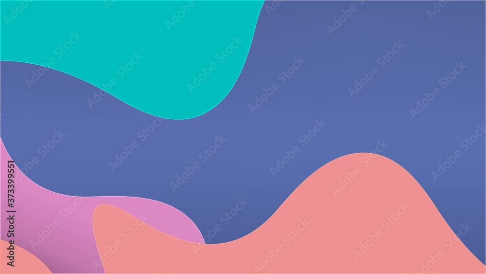Wall mural dynamic textured background design in 3d style . eps10 vector background.