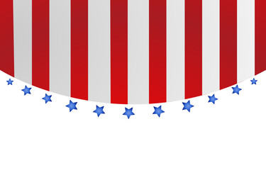 Obraz premium USA flag in style vector