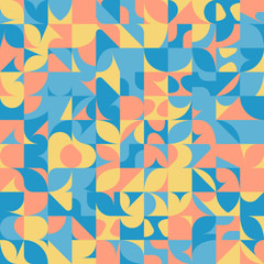 Mosaic Abstract Vector Pattern Design