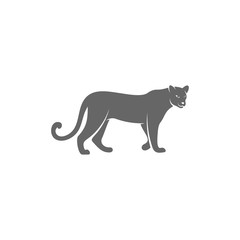Cheetah logo template vector illustration