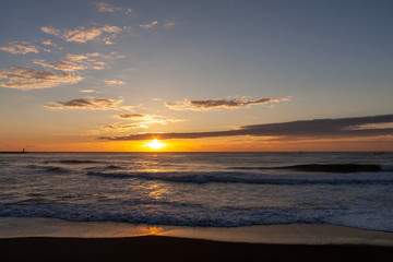 大洗海岸の日の出【サンビーチ】