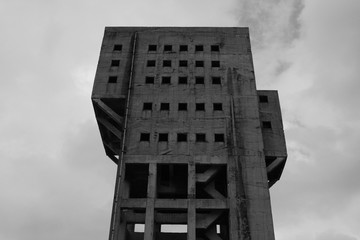 旧志免鉱業所竪坑櫓