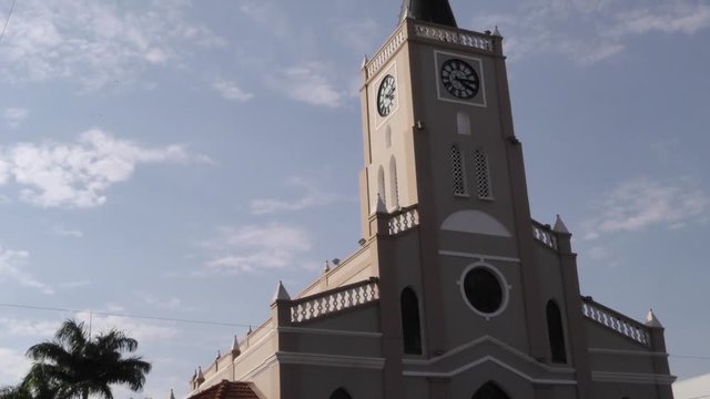 Igreja S&atilde;o Sebasti&atilde;o em Rio Verde, Goi&aacute;s. Constru&iacute;da no meio do ano de 1800.