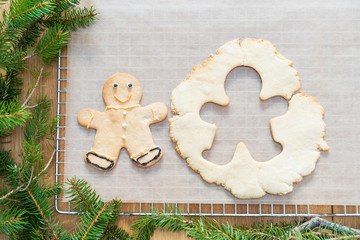 Lustiger Lebkuchen-Mann
