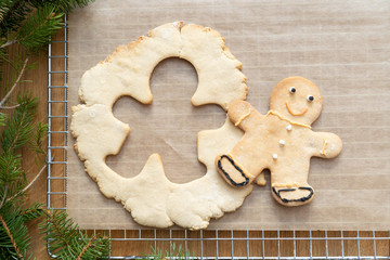 Lustiger Lebkuchen-Mann