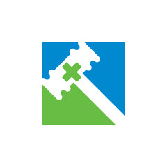 medical law logo , health protection logo