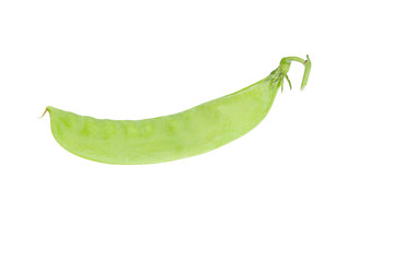 Sugar Pea was placed on a white background.