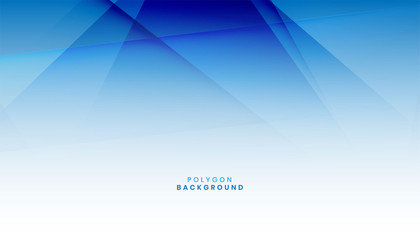 abstract modern blue polygon shape background