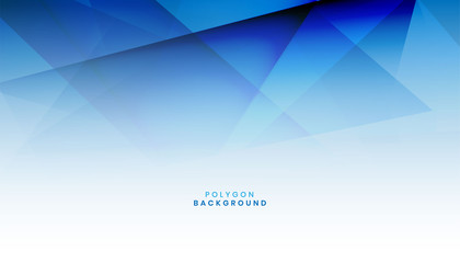 abstract modern blue polygon shape background