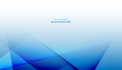 abstract modern blue polygon shape background