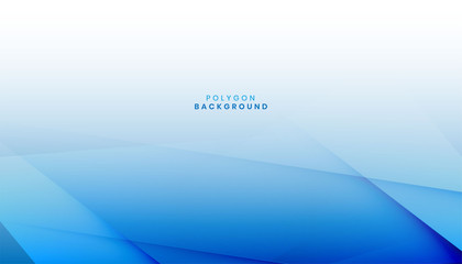 abstract modern blue polygon shape background