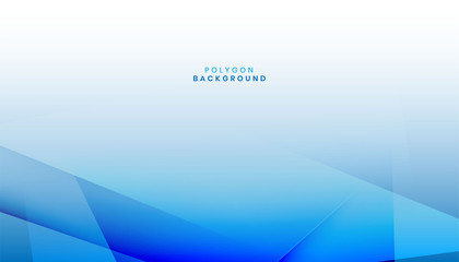 abstract modern blue polygon shape background