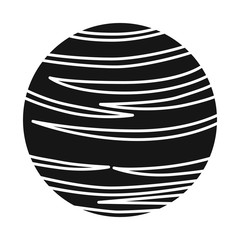 Vector design of surface and star logo. Web element of surface and orbit vector icon for stock.