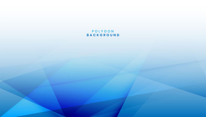 abstract modern blue polygon shape background