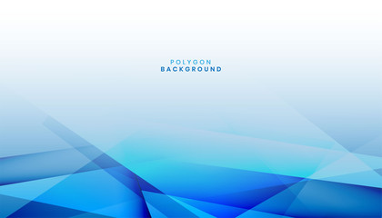 abstract modern blue polygon shape background