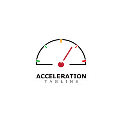 speedometer icon vector design