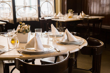 Interior from a restaurant in Spain