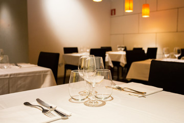 Interior from a restaurant in Spain