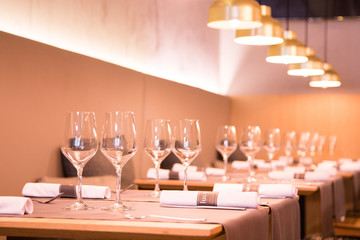 Interior from a restaurant in Spain