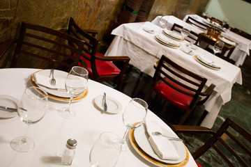 Interior from a restaurant in Spain