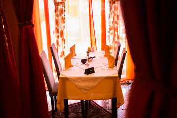 Interior from a restaurant in Spain