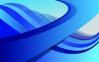 abstract background blue waves with lines