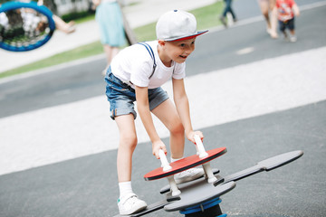 Boy in the playground