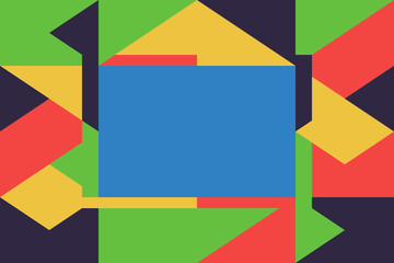 Obraz premium Color geometric design, vector background.Eps10 Illustration.