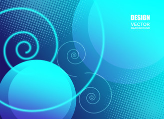 Abstract. Colorful geometric circle shapes  background . for  layout, brochure,page, poster. Vector. illustration.