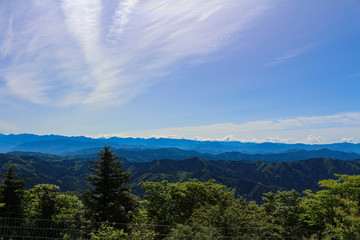 茶臼山高原からの眺め