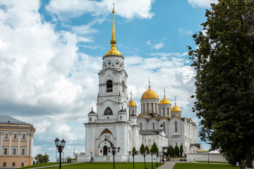 The Dormition Cathedral in Vladimir. Russian Federation. Summer time.