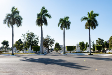 Fototapeta na wymiar The cemetery Cristóbal Colón in Havana Cuba.