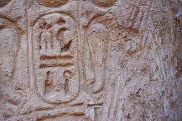 hieroglyph texture from Egypt karnak
