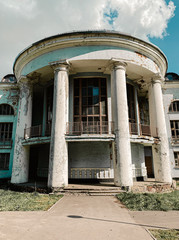 old building with columns