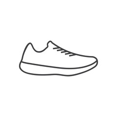 Shoes vector design template vector isolated outline