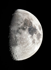 Luna A Coruña telescopio dobson