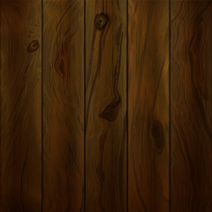Grunge colored wood background. Vector illustration of wood background.  Background old panels. Abstract dark background with surface wooden pattern plates .Brown Wood Planks.