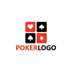 Poker Logo Template Design Vector