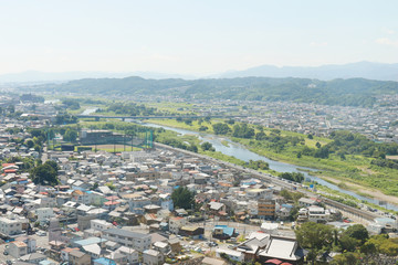 群馬県高崎市の街並み